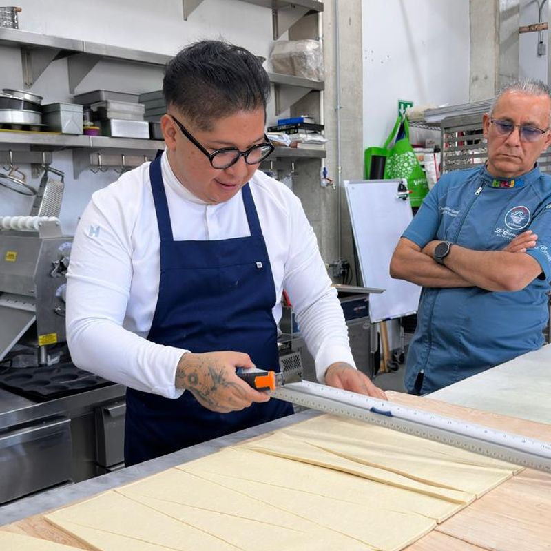 El chef en acción