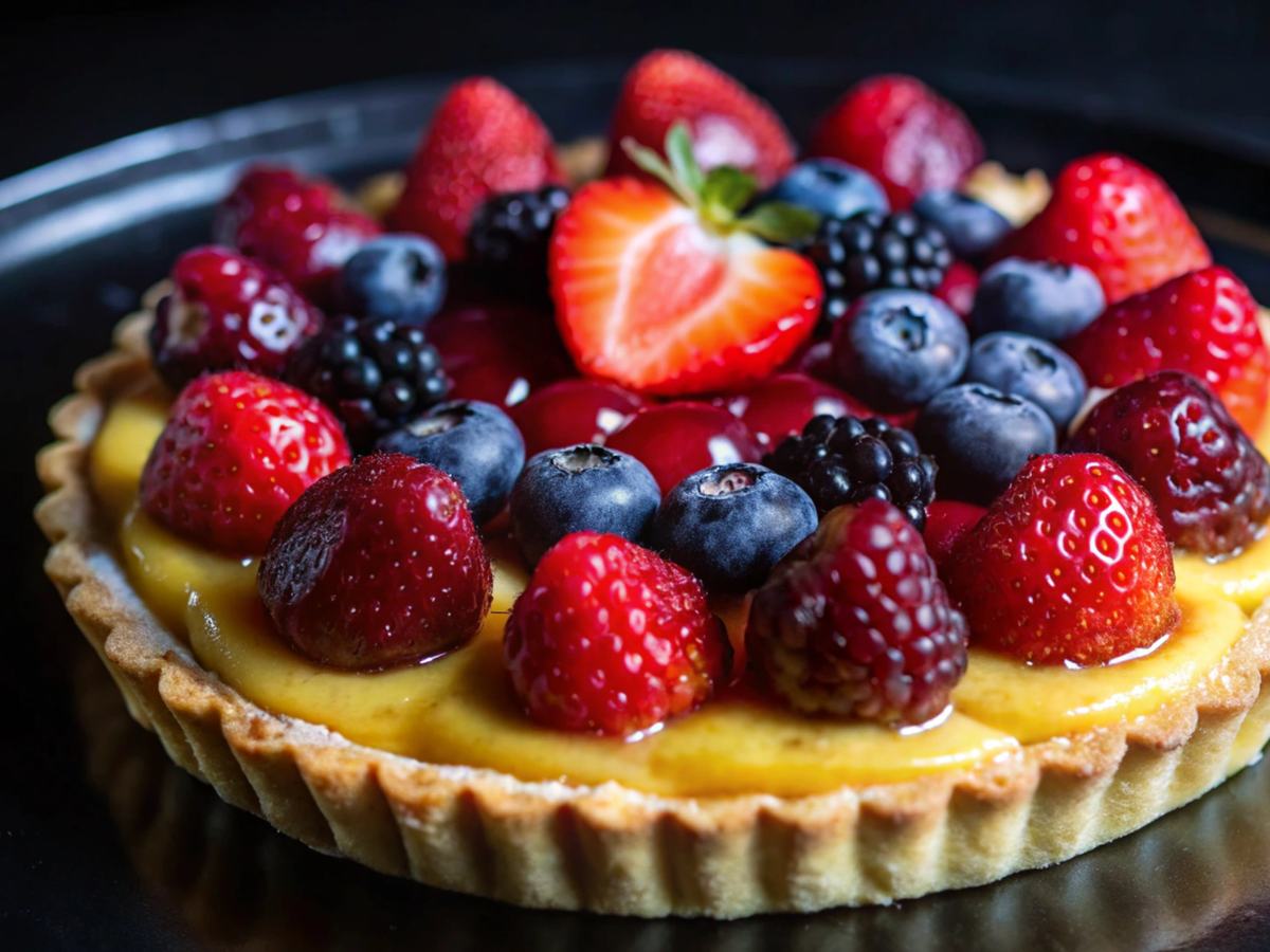 Tarta de frutos rojos